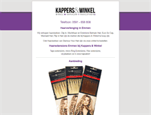 Tablet Screenshot of de-kapperswinkel.nl